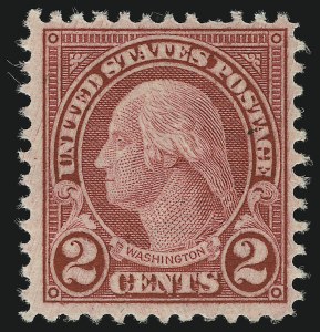 Sale 905, Lot 2787, 1922-25 Issue (Scott 551 to Later Issues), 2c Carmine, Rotary, Perf 11 (595) Sale 905, Lot 2787, 1922-25 Issue (Scott 551 to Later Issues)