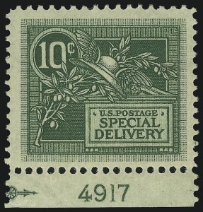 Sale 905, Lot 2885, Special Delivery and Registration