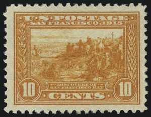 Sale 905, Lot 3082, Group by Issue, 1c-10c Panama-Pacific (397-400A) Sale 905, Lot 3082, Group by Issue