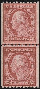 Sale 905, Lot 3107, Group by Issue, 1c Green, 2c Carmine, Ty. II, III, Coils (486-488) Sale 905, Lot 3107, Group by Issue
