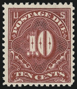 Sale 905, Lot 3147, Group by Issue, 1c-10c 1895-97 Postage Due (J38, J39, J41, J42) Sale 905, Lot 3147, Group by Issue