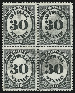 Sale 905, Lot 3249, Officials, 30c Post Office (O55) Sale 905, Lot 3249, Officials