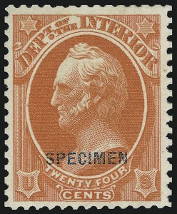 Sale 905, Lot 3322, Official Specimens and Sepcimens