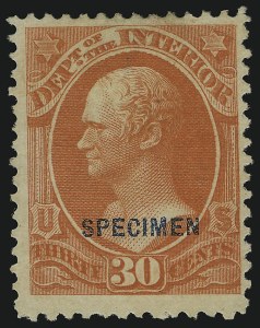 Sale 905, Lot 3324, Official Specimens and Sepcimens