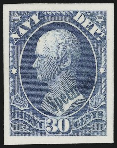 Sale 905, Lot 3335, Official Specimens and Sepcimens