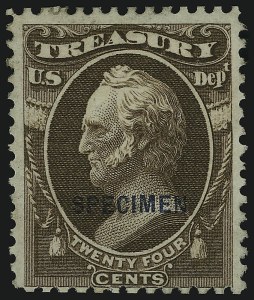 Sale 905, Lot 3375, Official Specimens and Sepcimens