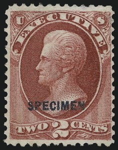 Sale 905, Lot 3397, Official Specimens and Sepcimens