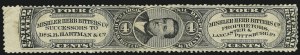 Sale 905, Lot 3696, Private Die Proprietary Stamps