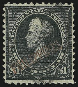 Sale 905, Lot 3838, Philippines, 1901, $1.00 Black, Ty. II (223A) Sale 905, Lot 3838, Philippines