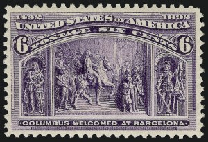 Sale 910, Lot 11, 1893 Columbian Issue