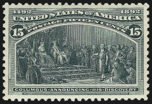 Sale Number 910, Lot Number 15, 1893 Columbian Issue Sale Number 910, Lot Number 15, 1893 Columbian Issue