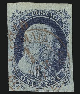 Sale Number 913, Lot Number 541, 1c 1851-56 Issue Sale Number 913, Lot Number 541, 1c 1851-56 Issue