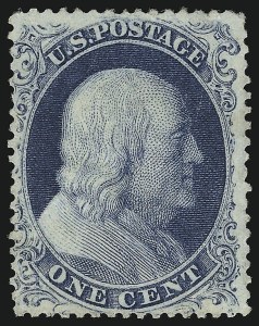 Sale 913, Lot 572, 1c 1857-60 Issue