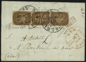 Sale 913, Lot 579, 3c-5c 1857-60 Issue