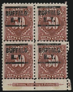 Sale 913, Lot 906, Registration, Postage Due