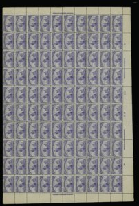 Sale 913, Lot 972, Complete Sheets and Panes