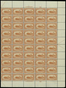 Sale 913, Lot 980, Complete Sheets and Panes