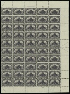 Sale 913, Lot 982, Complete Sheets and Panes