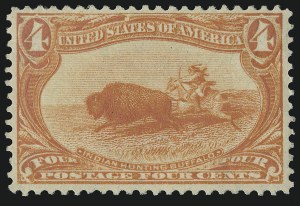 Sale 914, Lot 1167, 1898 Trans-Mississippi Issue, 4c Trans-Mississippi (287) Sale 914, Lot 1167, 1898 Trans-Mississippi Issue