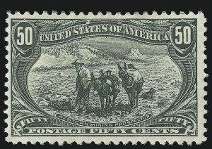 Sale 914, Lot 1186, 1898 Trans-Mississippi Issue, 50c Trans-Mississippi (291) Sale 914, Lot 1186, 1898 Trans-Mississippi Issue