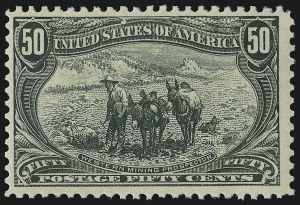 Sale 914, Lot 1187, 1898 Trans-Mississippi Issue, 50c Trans-Mississippi (291) Sale 914, Lot 1187, 1898 Trans-Mississippi Issue