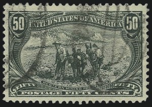 Sale 914, Lot 1189, 1898 Trans-Mississippi Issue, 50c Trans-Mississippi (291) Sale 914, Lot 1189, 1898 Trans-Mississippi Issue