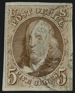 Sale 914, Lot 124, 1847 Issue