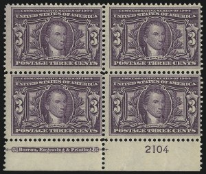 Sale 914, Lot 1299, Louisiana Purchase, Jamestown Issues