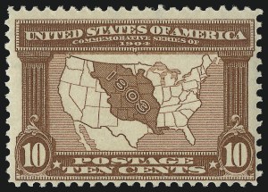 Sale 914, Lot 1306, Louisiana Purchase, Jamestown Issues, 10c Louisiana Purchase (327) Sale 914, Lot 1306, Louisiana Purchase, Jamestown Issues