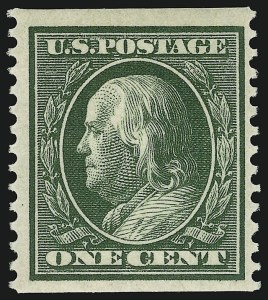 Sale 914, Lot 1370, 1908-09 Washington-Franklin Issues (Scott 331 thru 356)