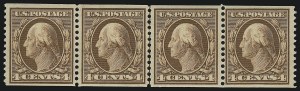 Sale 914, Lot 1376, 1908-09 Washington-Franklin Issues (Scott 331 thru 356)