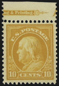 Sale 914, Lot 1533, 1912-23 Issues (Scott 405 to 423)