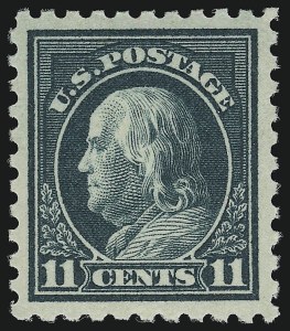 Sale 914, Lot 1576, 1912-23 Issues (Scott 424 to 458), 11c Dark Green (434) Sale 914, Lot 1576, 1912-23 Issues (Scott 424 to 458)