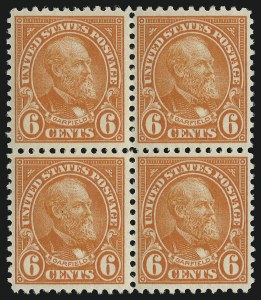Sale 914, Lot 1833, 1922-29 and Later Issues (Scott 551 to 599A), 6c Red Orange (558) Sale 914, Lot 1833, 1922-29 and Later Issues (Scott 551 to 599A)