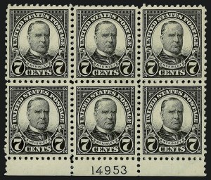 Sale 914, Lot 1834, 1922-29 and Later Issues (Scott 551 to 599A)