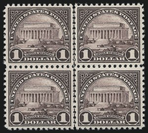 Sale 914, Lot 1851, 1922-29 and Later Issues (Scott 551 to 599A)