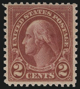 Sale 914, Lot 1916, 1922-29 and Later Issues (Scott 617 to 834), 2c Carmine, Ty. II (634A) Sale 914, Lot 1916, 1922-29 and Later Issues (Scott 617 to 834)