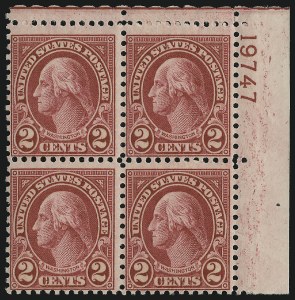 Sale 914, Lot 1917, 1922-29 and Later Issues (Scott 617 to 834), 2c Carmine, Ty. II (634A) Sale 914, Lot 1917, 1922-29 and Later Issues (Scott 617 to 834)