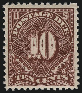 Sale 914, Lot 2070, Postage Due, 10c Deep Claret (J35) Sale 914, Lot 2070, Postage Due