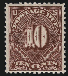 Sale 914, Lot 2072, Postage Due, 10c Deep Claret (J35) Sale 914, Lot 2072, Postage Due