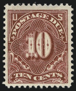 Sale 914, Lot 2077, Postage Due, 10c Deep Claret (J35) Sale 914, Lot 2077, Postage Due
