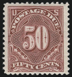 Sale 914, Lot 2097, Postage Due, 50c Deep Claret (J44) Sale 914, Lot 2097, Postage Due