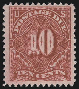 Sale 914, Lot 2103, Postage Due, 10c Deep Claret (J49) Sale 914, Lot 2103, Postage Due