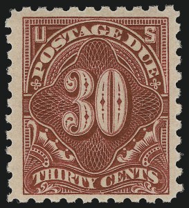 Sale 914, Lot 2116, Postage Due, 30c Carmine Lake (J57) Sale 914, Lot 2116, Postage Due