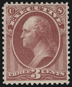 Sale 914, Lot 2190, Officials, 3c Executive (O12) Sale 914, Lot 2190, Officials
