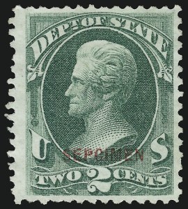 Sale 914, Lot 2281, Official Specimens