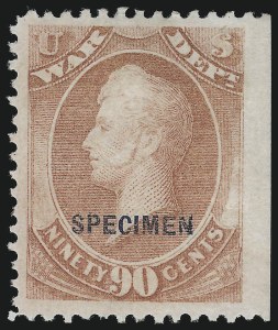 Sale 914, Lot 2291, Official Specimens
