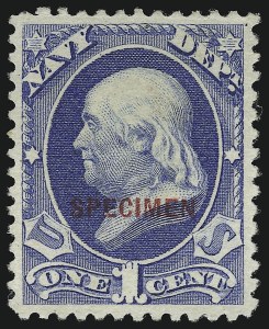 Sale 914, Lot 2302, Official Specimens