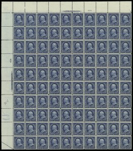 Sale 914, Lot 2536, Sheets and Large Multiples