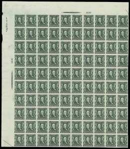 Sale 914, Lot 2540, Sheets and Large Multiples
